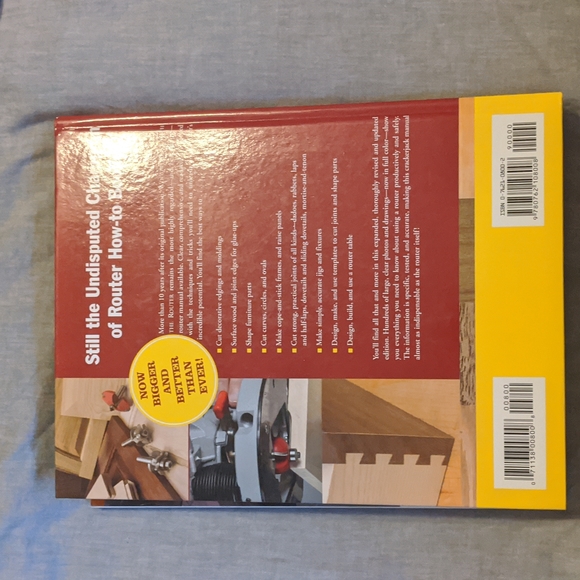 Hardcover Woodworking w the Router illustrated hardcover fully indexed revised - Picture 3 of 16